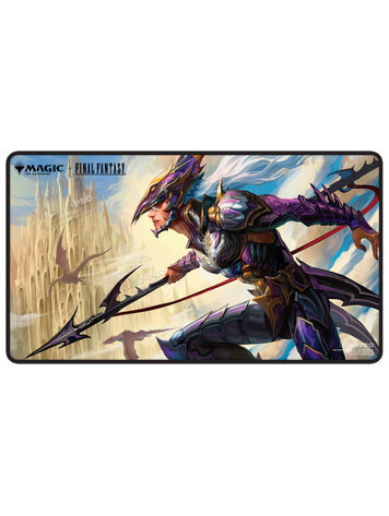 ULTRA PRO ULTRA PRO MTG UNIVERSES BEYOND FINAL FANTASY BLACK STITCHED PLAYMAT KAIN TRAITOROUS DRAGOON