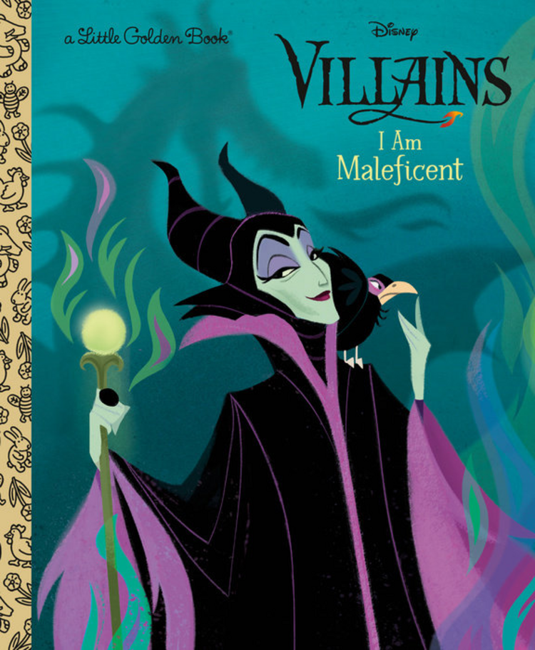 GOLDEN BOOKS DISNEY VILLAINS I AM MALEFICENT LITTLE GOLDEN BOOK