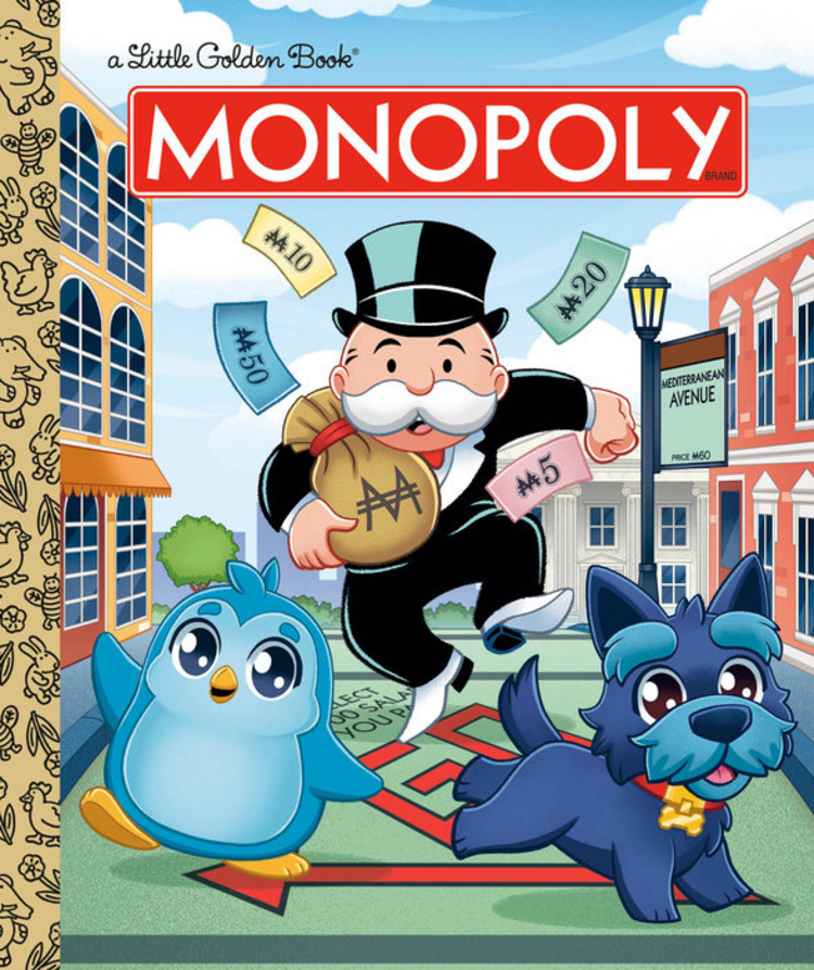 GOLDEN BOOKS MONOPOLY LITTLE GOLDEN BOOK