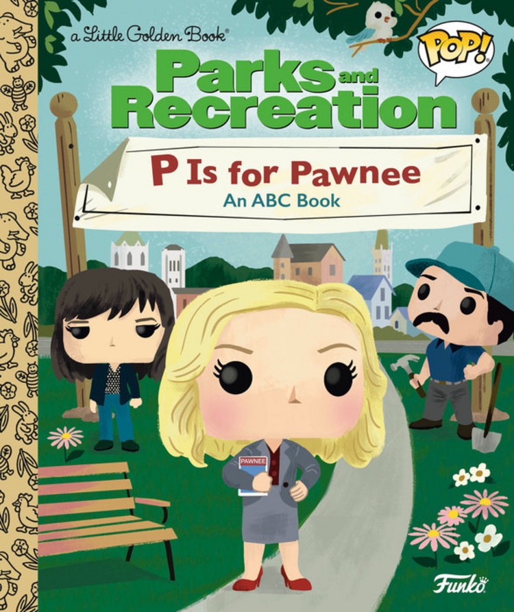 GOLDEN BOOKS FUNKO POP PARKS & RECREATION P IS FOR PAWNEE LITTLE GOLDEN BOOK