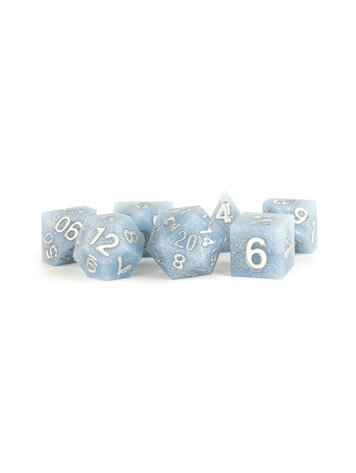 MDG MDG 16MM SHARP EDGE SILICONE RUBBER POLY DICE SET: GLACIER DEBRIS