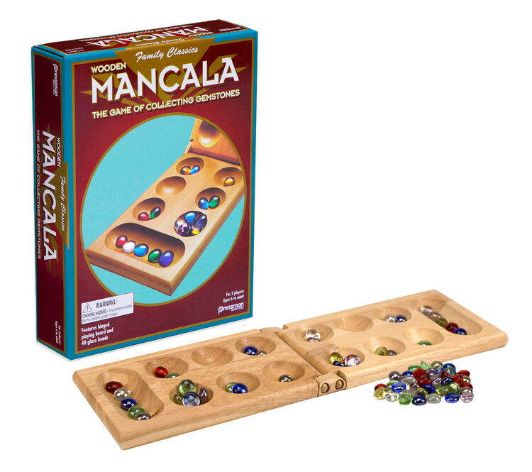 FAMILY CLASSICS WOODEN MANCALA