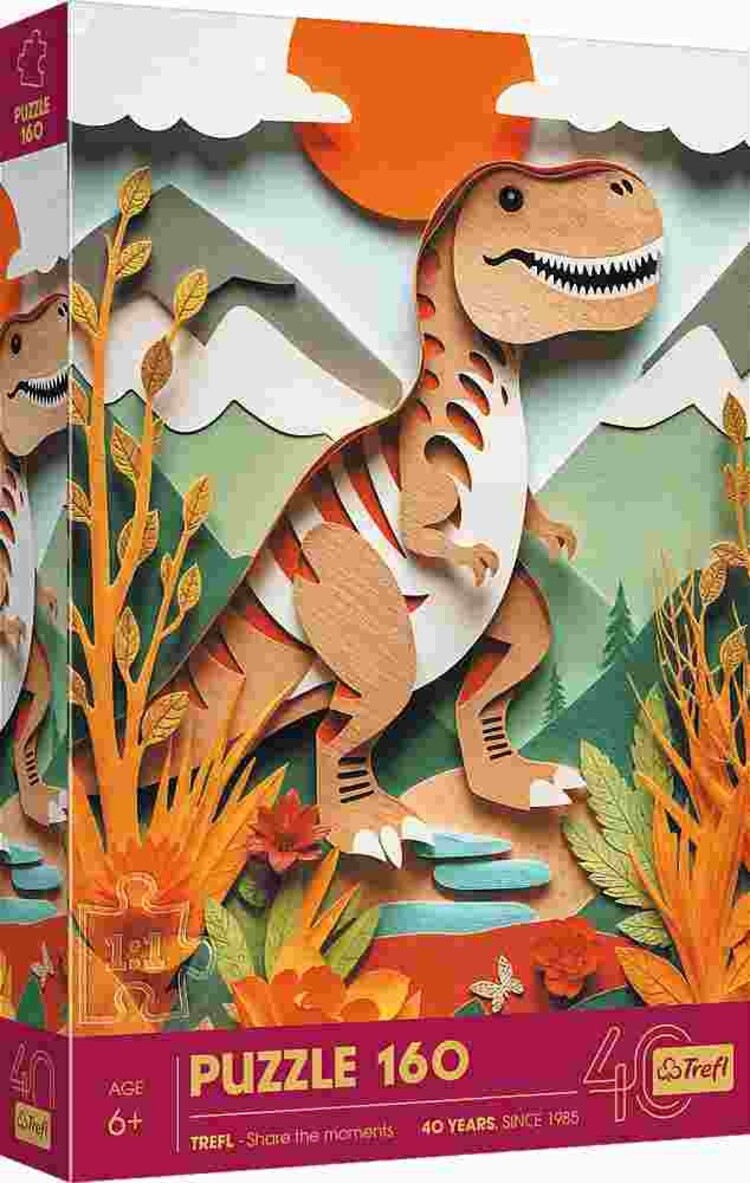 TREFLIKS DINOSAUR PAPER ART 160 PC PUZZLE
