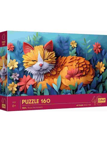 TREFLIKS LITTLE CAT PAPER ART 160 PC PUZZLE
