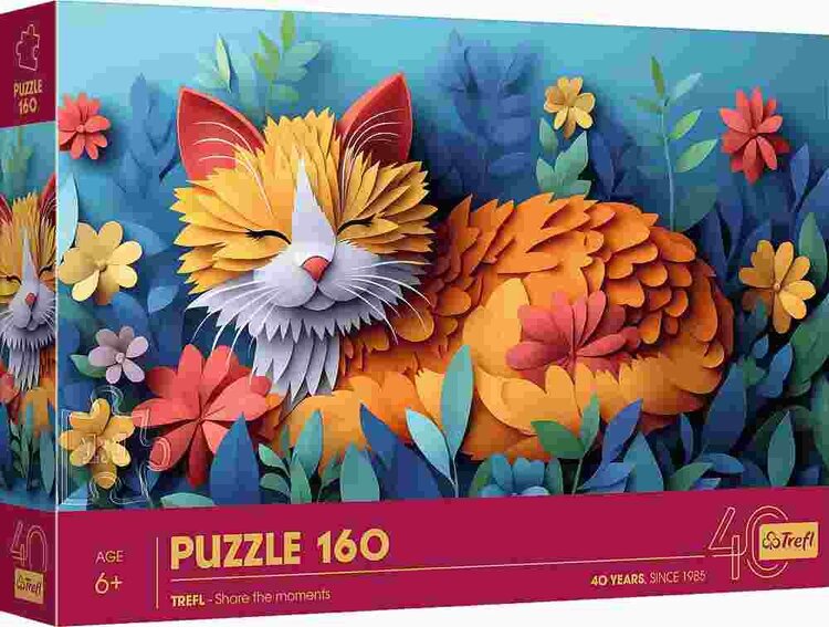 TREFLIKS LITTLE CAT PAPER ART 160 PC PUZZLE