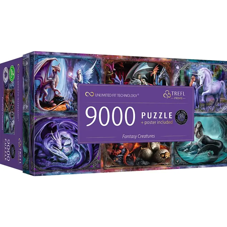 TREFL 9000 PC JIGSAW PUZZLE FANTASY CREATURES