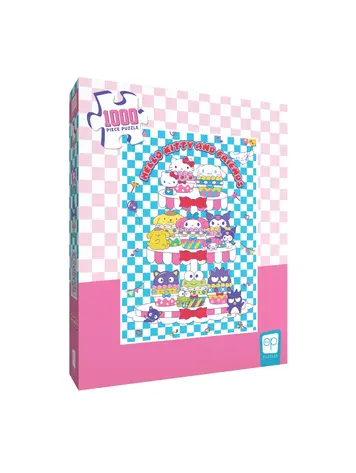 USAOPOLY HELLO KITTY SWEET CUPCAKE 1000 PC PUZZLE