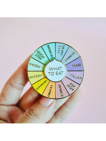 WHAT TO EAT SPINNING PIN