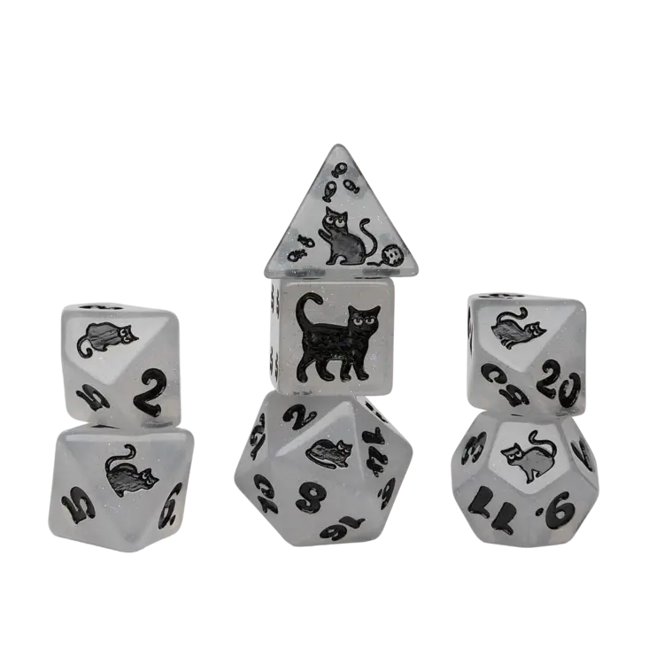 SIRIUS DICE 7 SET ANIMAL SHIMMERPAW