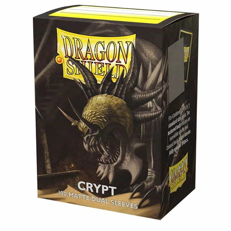 DRAGON SHIELD DRAGON SHIELD 100 CT SLEEVES DUAL MATTE CRYPT