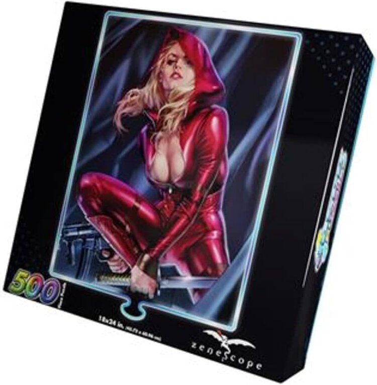 ZENESCOPE ENTERTAINMENT INC GRIMM FAIRY TALES FOIL JIGSAW PUZZLES RED AGENT