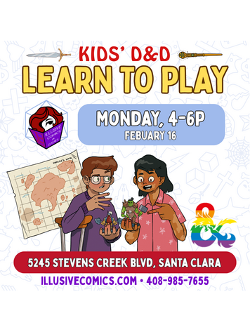 KIDS D&D LEARN TO PLAY ONE SHOT 2/16 @ 4 PM