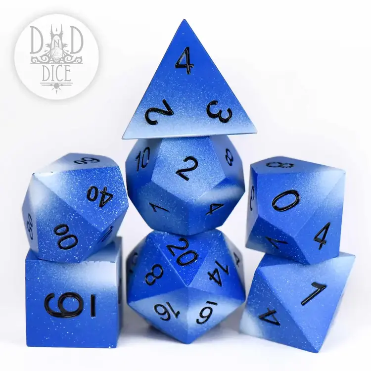 DND DICE SNOW BLOWER METAL DICE