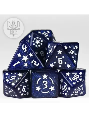 DND DICE STAR SPANGLED RPG DICE SET