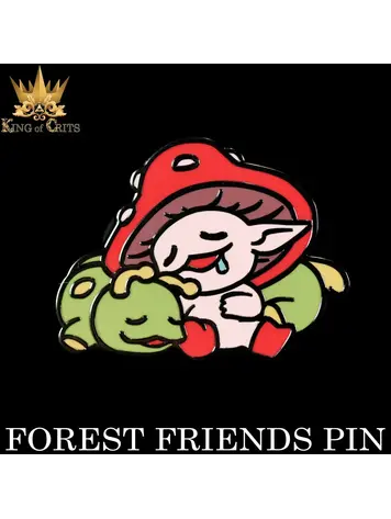 DND DICE FOREST FRIENDS S PIN