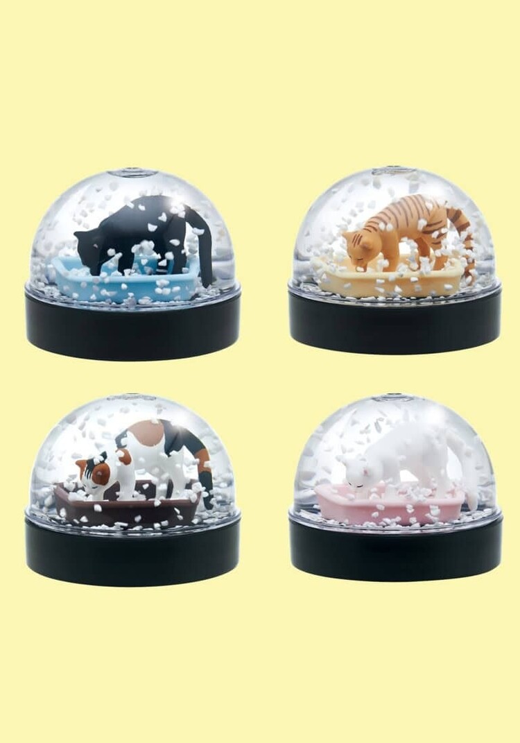 CAT LITTER SNOW GLOBE BLIND BOX
