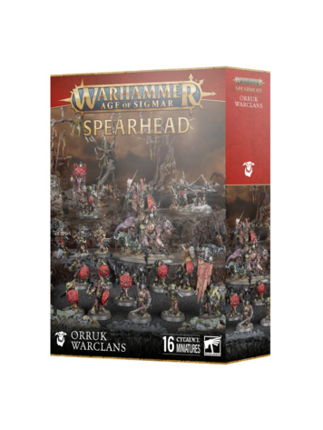 WARHAMMER WARHAMMER AGE OF SIGMAR SPEARHEAD ORRUK WARCLANS