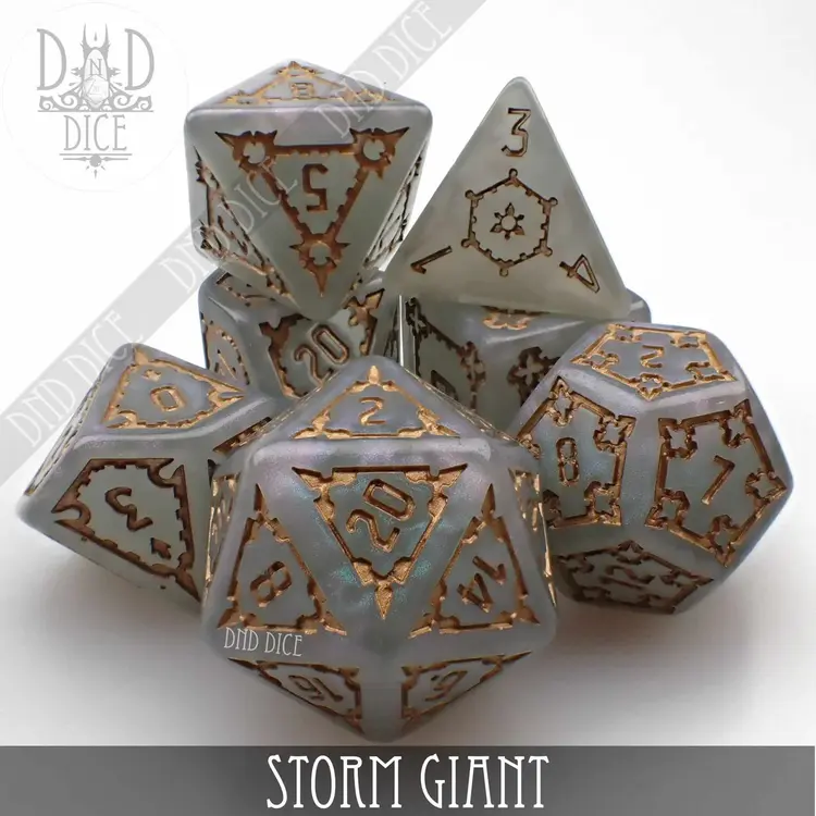 DND DICE STORM GIANT OVERSIZE RPG DICE SET