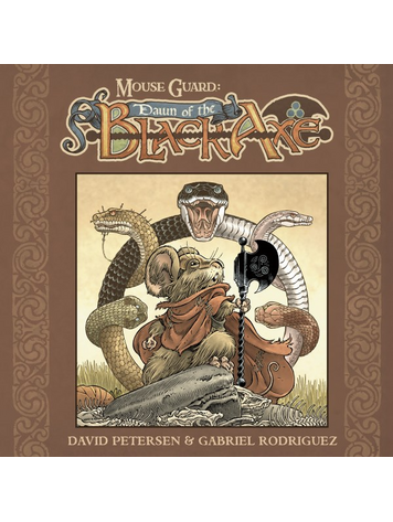 IDW PUBLISHING MOUSE GUARD DAWN OF THE BLACK AXE HC