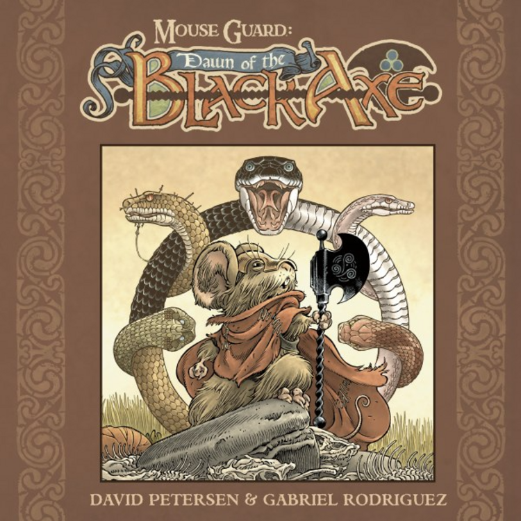IDW PUBLISHING MOUSE GUARD DAWN OF THE BLACK AXE HC