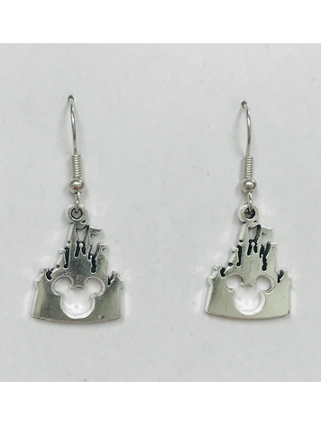 SILVER CASTLE EARRINGS