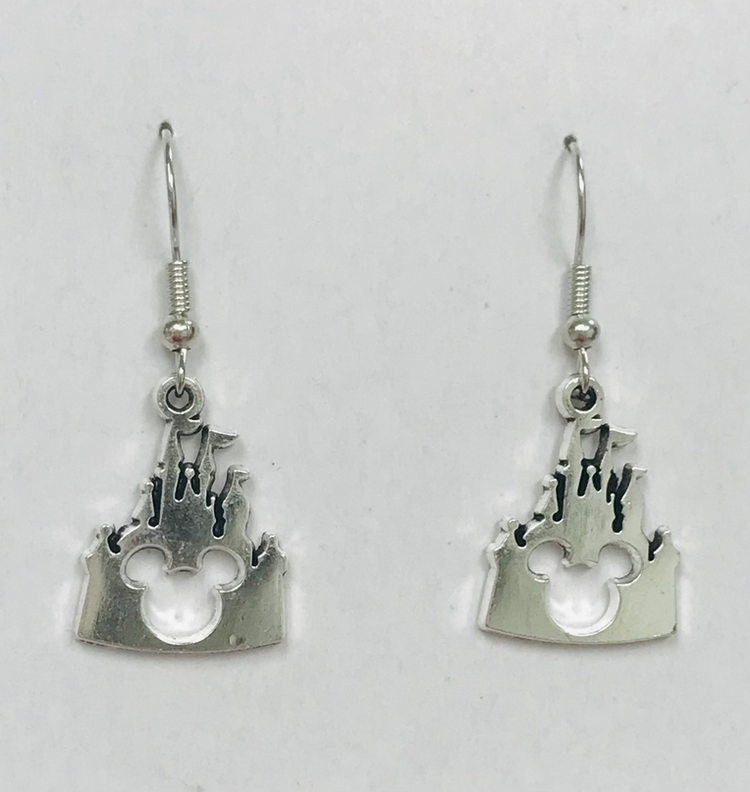 SILVER CASTLE EARRINGS