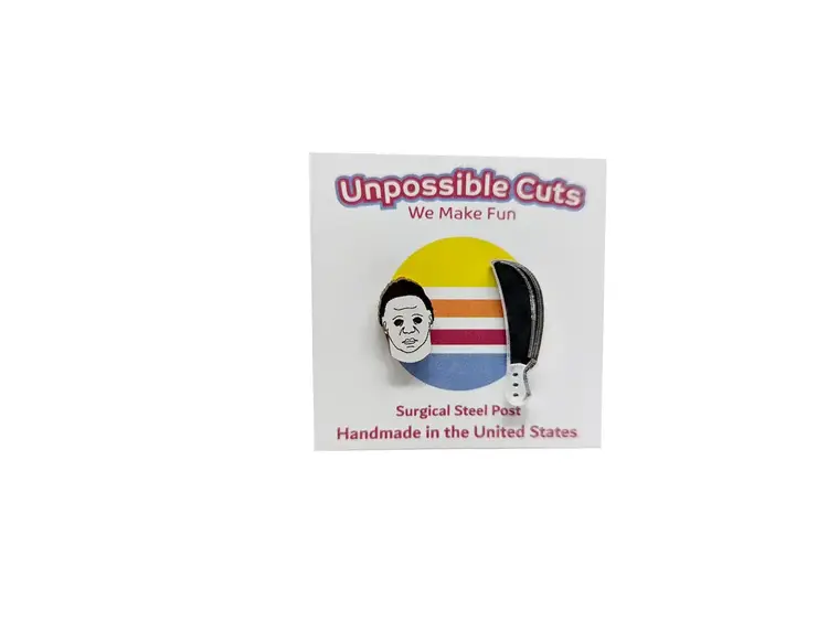 UNPOSSIBLE CUTS HALLOWEEN SLASHER EARRINGS