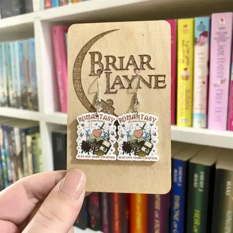 ROMANTASY BOOK EARRINGS