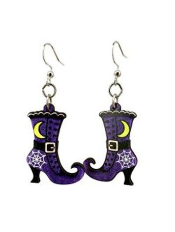 WITCH BOOT EARRINGS
