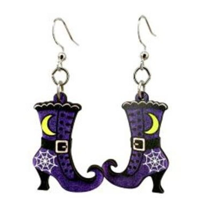 WITCH BOOT EARRINGS