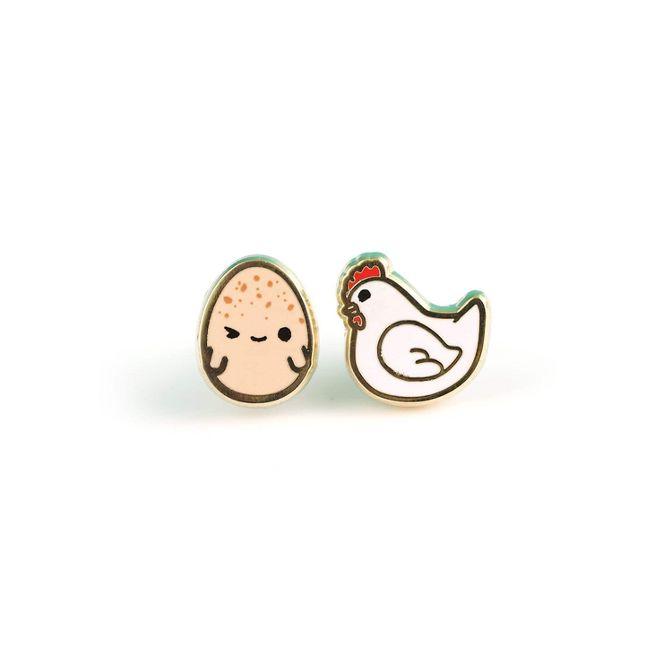 CHICKEN OR THE EGG EARRINGS