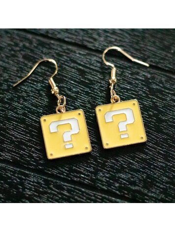 SUPER MARIO MYSTERY BOX WOODEN EARRINGS
