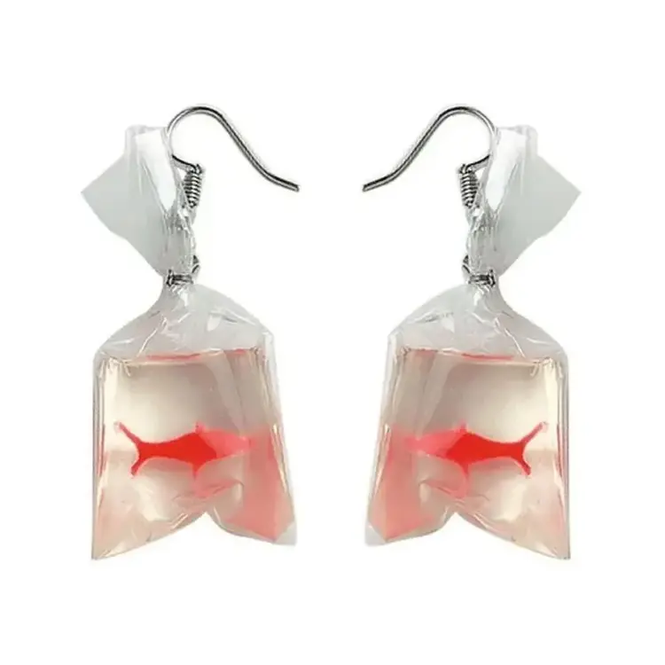 GOLDFISH BAG EARRINGS