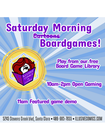 SATURDAY MORNING BOARD GAMES