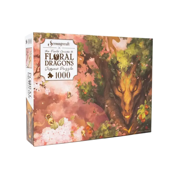 THE FIELD GUIDE TO FLORAL DRAGONS APPLE TREE DRAGON 1000PC PUZZLE