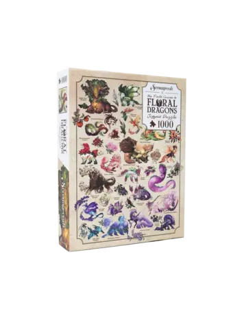 THE FIELD GUIDE TO FLORAL DRAGONS FLORAL DRAGON GALLERY 1000PC PUZZLE