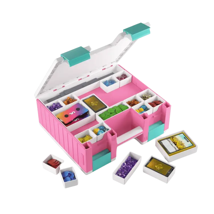 GAMEGENIC GAMEGENIC GAME CASTLE PINK WHITE TEAL