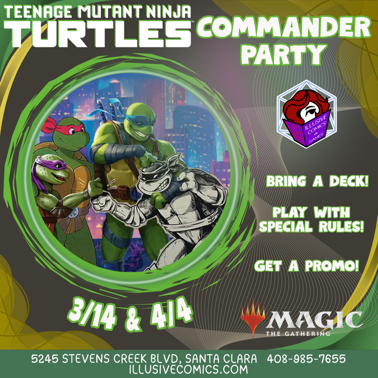 MTG TMNT COMMANDER PARTY