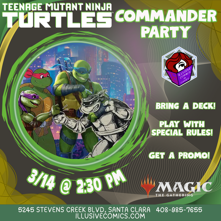 MTG TMNT COMMANDER PARTY