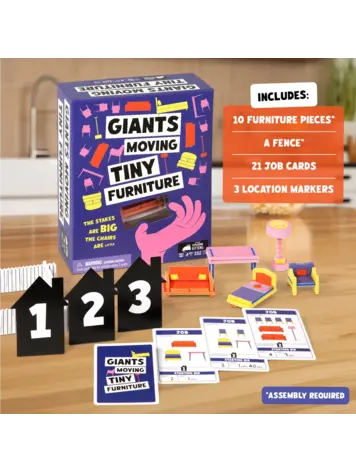 EXPLODING KITTENS GROUP LLC GIANTS MOVING TINY FURNITURE