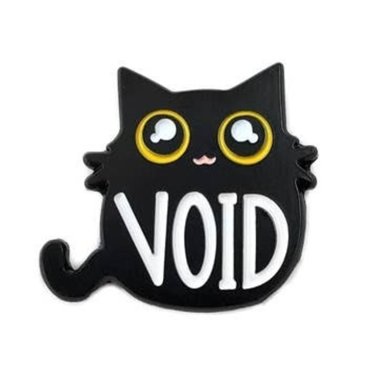 KOLORSPUN VOID BLACK CAT ENAMEL PIN