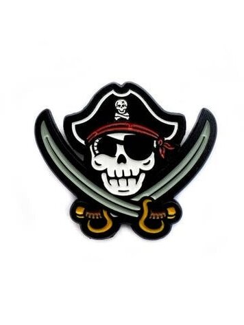 KOLORSPUN PIRATE SKULL ENAMEL PIN