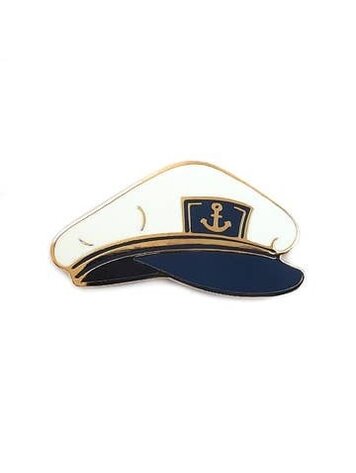 KOLORSPUN SAILOR CAPTAINS HAT ENAMEL PIN