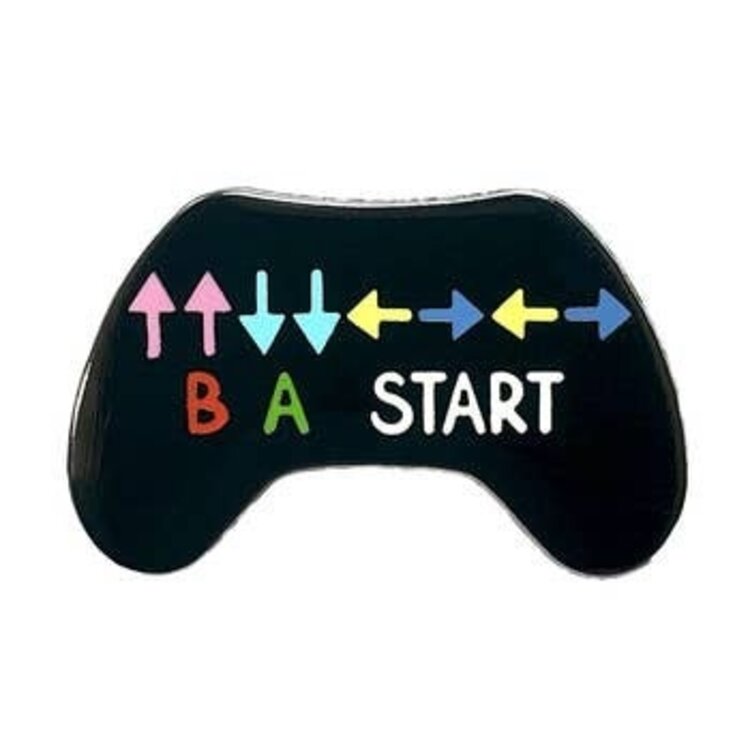 KOLORSPUN VIDEO GAME CHEAT CODE ENAMEL PIN