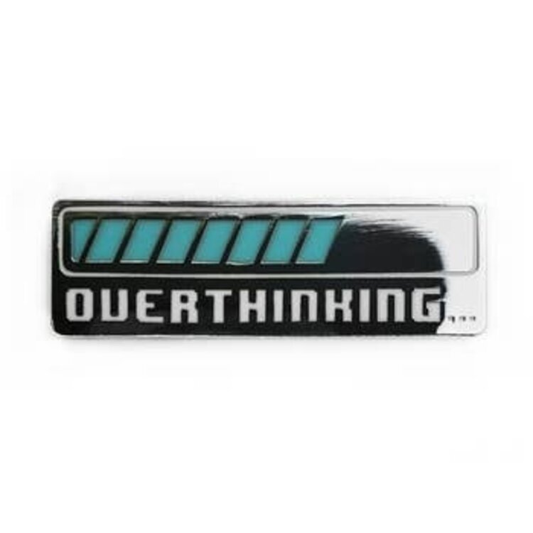 KOLORSPUN OVERTHINKING ANXIETY ENAMEL PIN