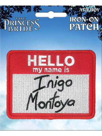 Ata-boy THE PRINCESS BRIDE INIGO MONTOYA IRON-ON PATCH