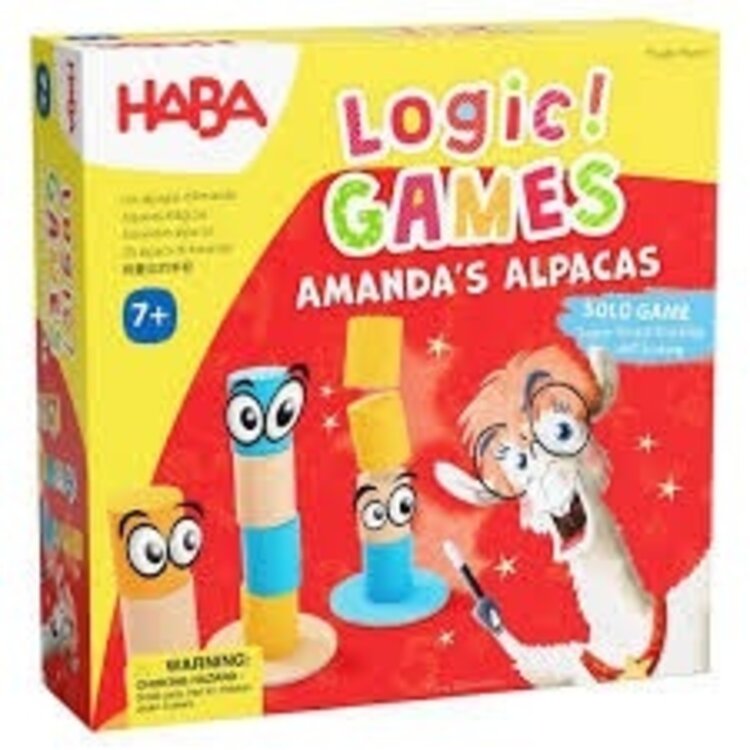 HABA GAMES LOGIC GAMES AMANDAS ALPACAS