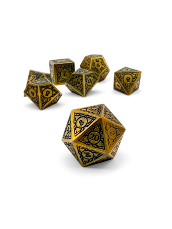 NORSE FOUNDRY SYLVAN WEAVER VERDANT VANGUARD METAL DICE SET