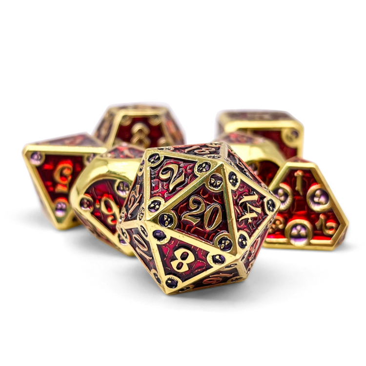 NORSE FOUNDRY DUNGEON DELVE BLOOD OATH METAL DICE SET