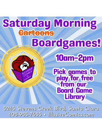 SATURDAY MORNING BOARD GAMES